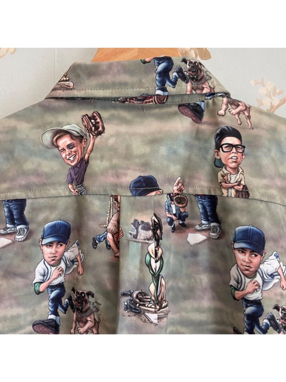 RSVLTS The Sandlot Youth Shirt Size Medium KUNUFLEX NWT Baseball Movie - Picture 4 of 13